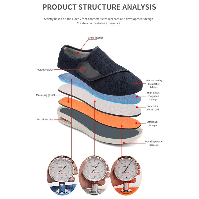 ComfyFoot – Medizinische orthopädische Unisex-Schuhe